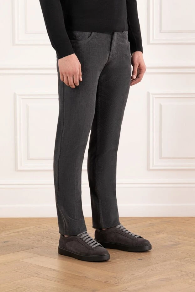 Scissor Scriptor қолтаңба логотипі бар қара-сұр түсті джинсы
 190683 - фото 3