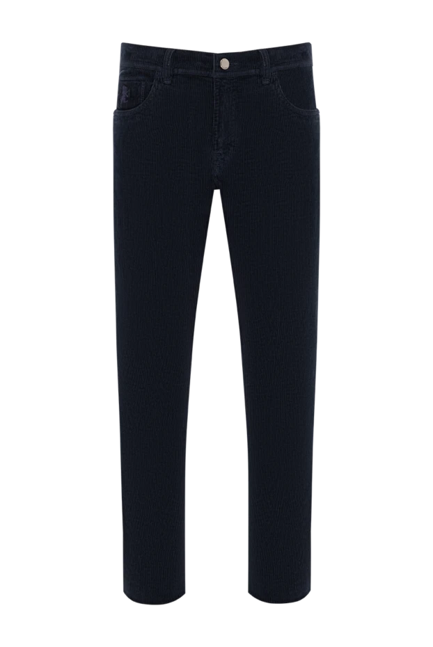 Қолтырауын патчтары бар қара көк түсті кордю шалбар
- фото 1