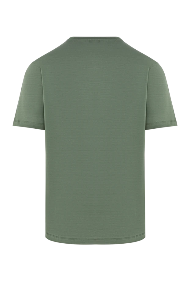 Cesare di Napoli футболка мужская хлопковая зелёного тона хаки 190756 - фото 2