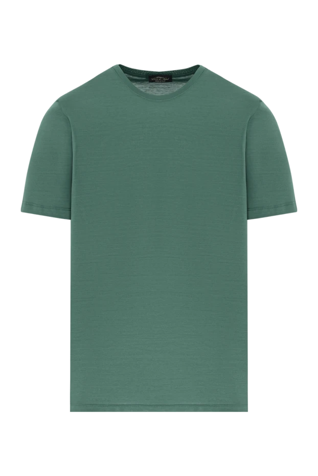 Футболка мужская хлопковая в тоне зелёного с лёгким глянцевым эффектом
- фото 1