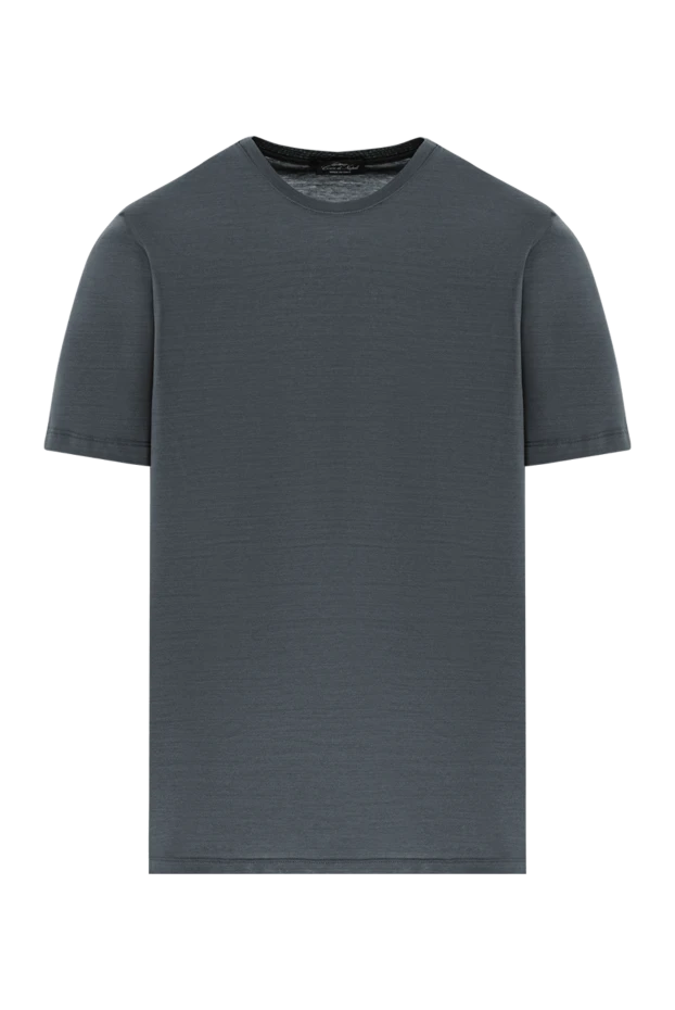 Футболка хлопковая однотонная глубокого серого оттенка с лёгким блеском
- фото 1