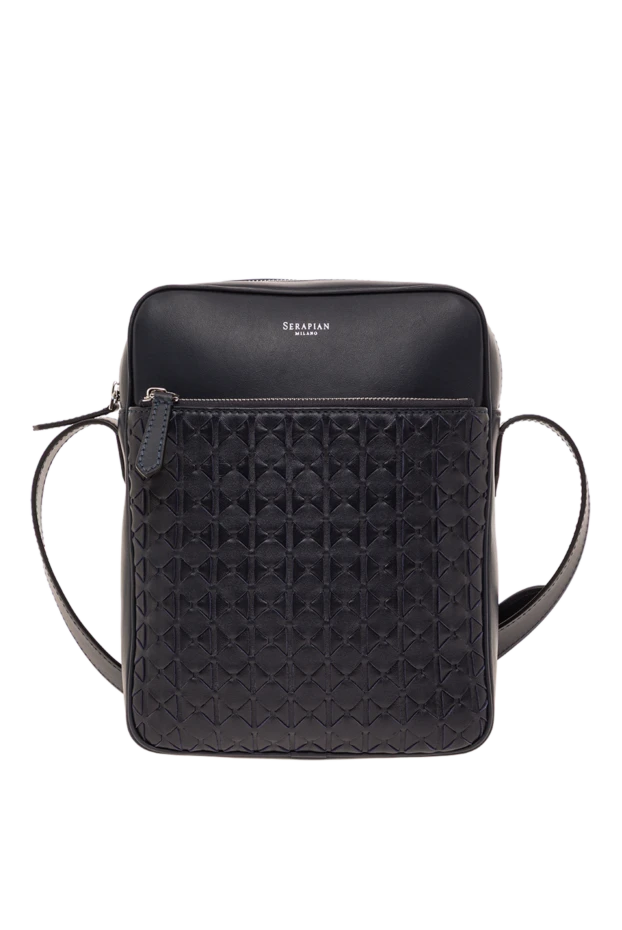 Serapian East West Navy Mosaico былғары сөмкесі - фото 1