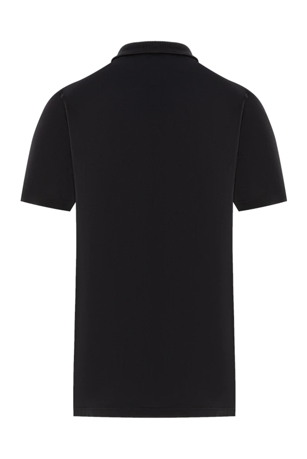 Gran Sasso түймелі жағасы бар қарапайым қара поло жейде 190821 - фото 2