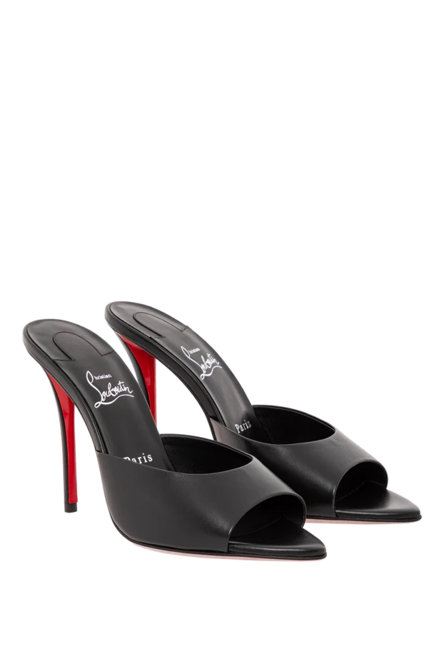 Christian Louboutin мюли miss z на шпильке 100 из кожи ягненка наппа 190855 - фото 3