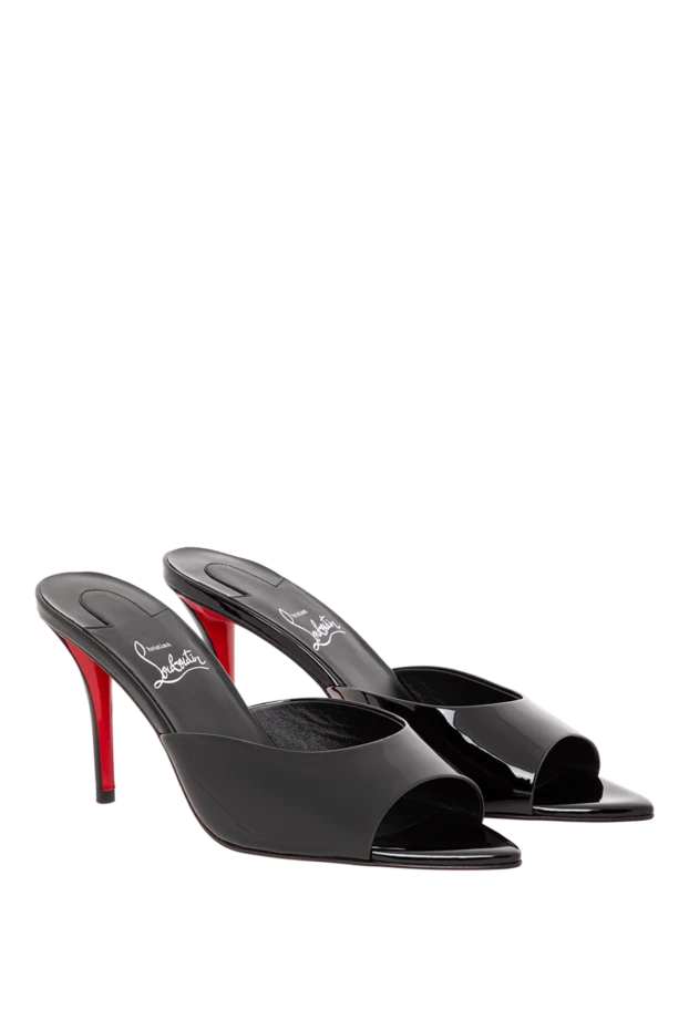 Christian Louboutin мюли miss z на шпильке 80 из кожи ягненка наппа 190856 - фото 3