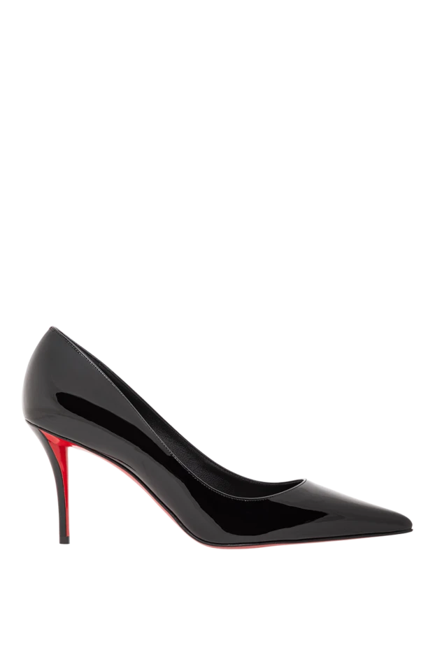 Туфли Miss Z на шпильке из чёрной лакированной телячьей кожи - фото 1