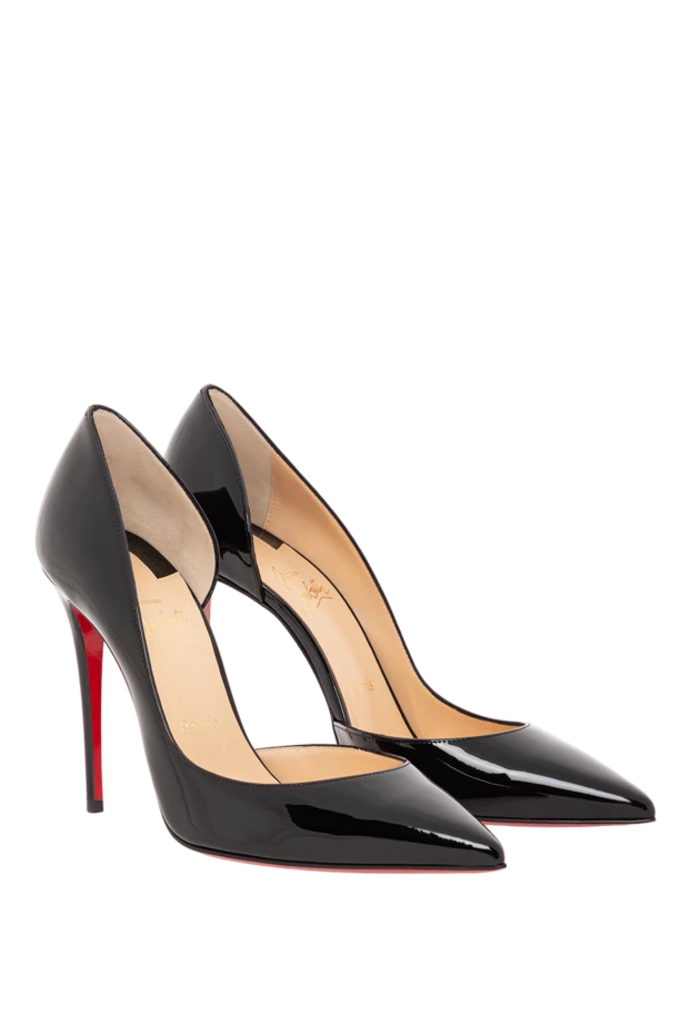 Christian Louboutin iriza women's shoes in black patent calfskin 190862 - photo 3