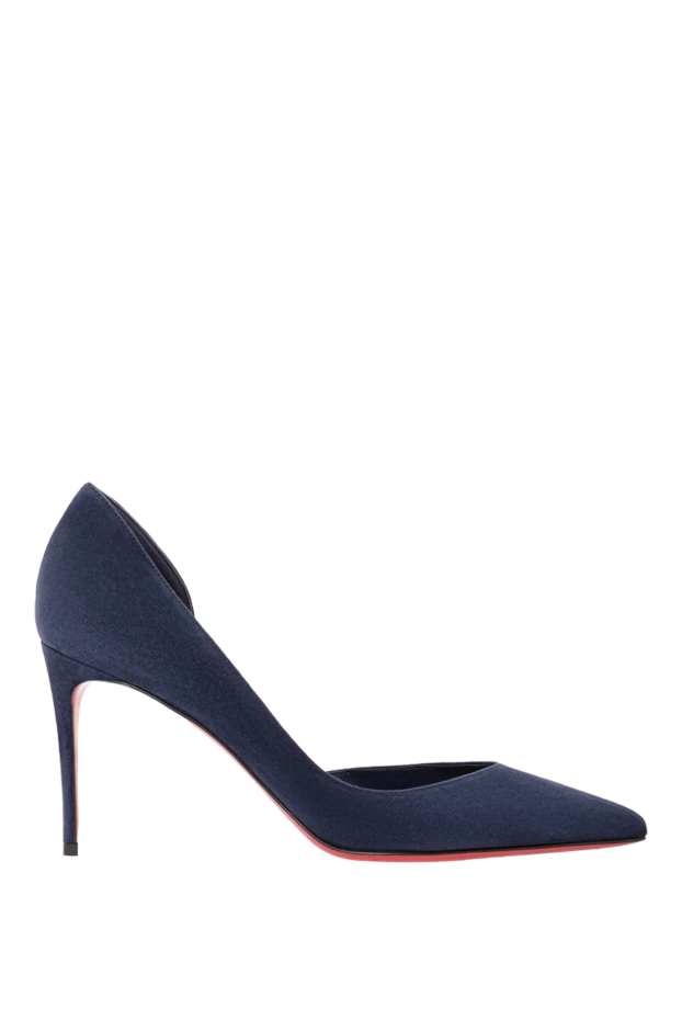 Туфли-лодочки Iriza из темно-синего бархата Zaffiro - фото 1
