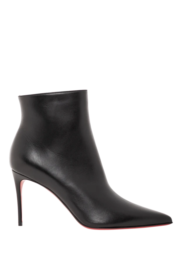 So Kate Booty women's black calfskin ankle boots with a slender heel - photo 1
