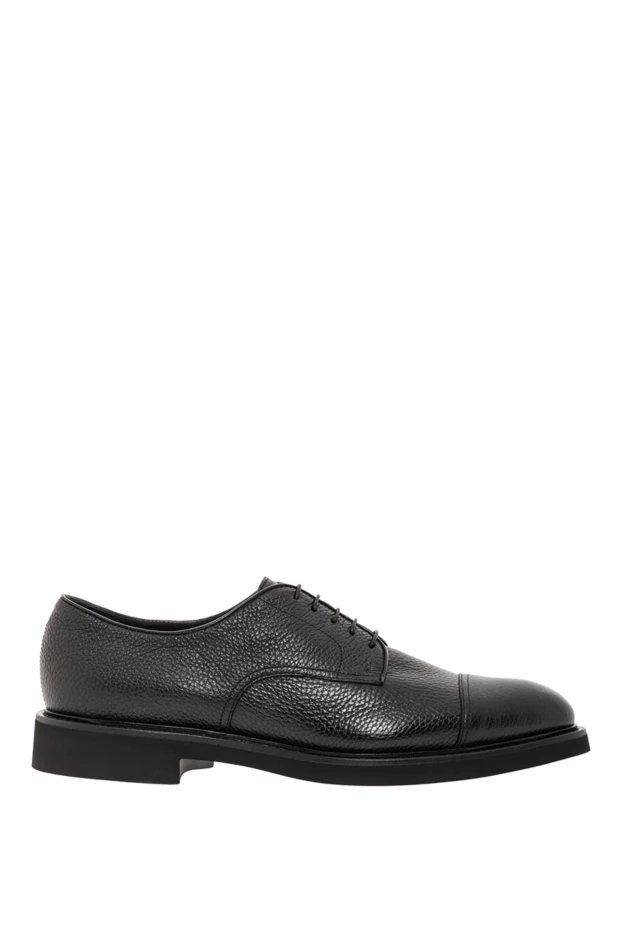 Lace-up shoes in black textured leather
- photo 1