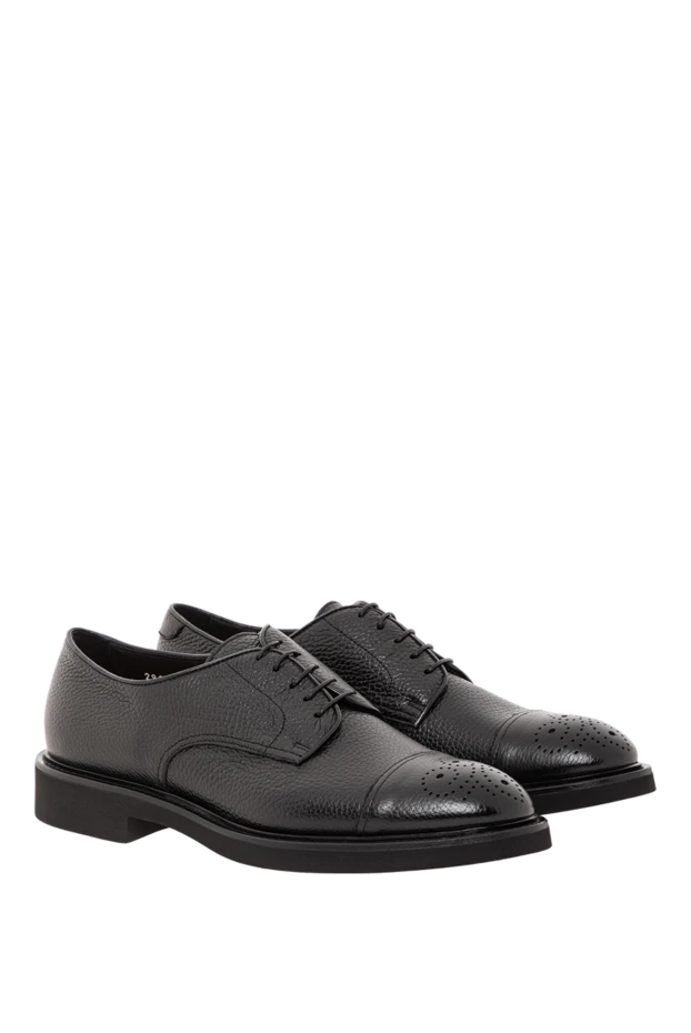 Doucal`s дерби мужские черные с перфорацией на мыске
 190893 - фото 3