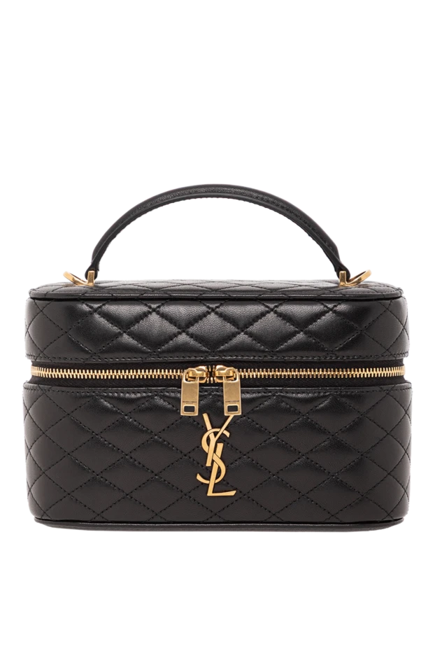 Gaby diamond-quilted sheepskin wallet - photo 1