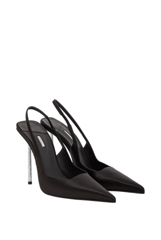 Le Silla туфли с заостренным носком и декорированным каблуком 190962 - фото 3