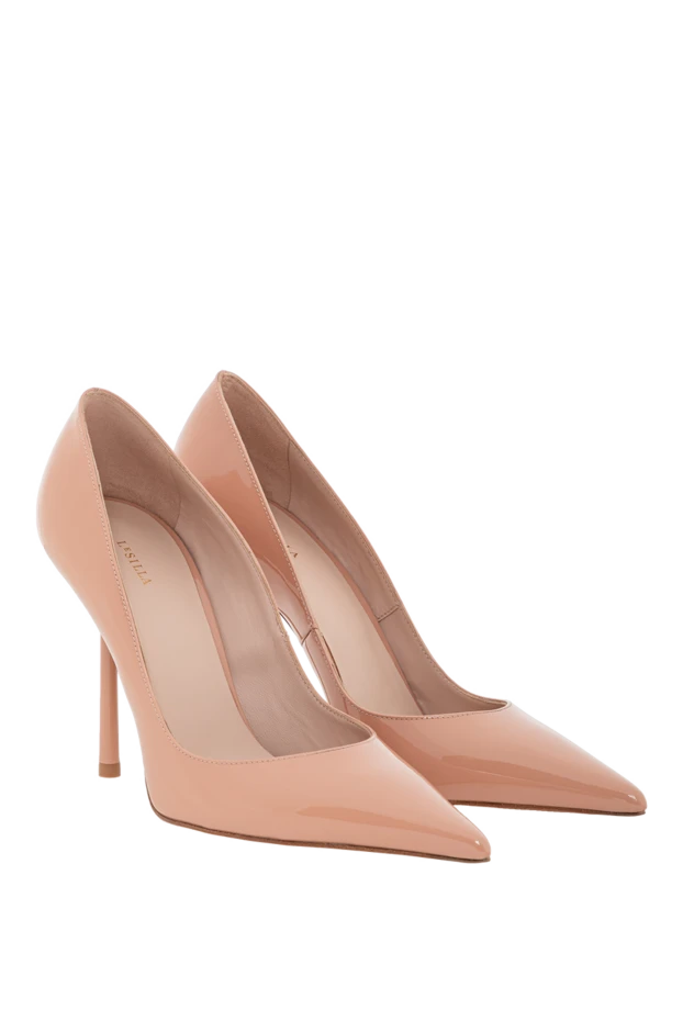 Le Silla туфли-лодочки phard из лакированной кожи телесного цвета
 190964 - фото 3