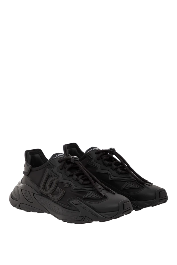 Dolce & Gabbana ерлер күні жылдам қара вискозды кроссовкалар 191112 - фото 3