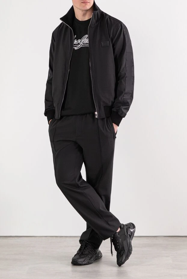 Dolce & Gabbana прогулочный костюм из шерстяного полотна мужской черный 191117 - фото 2