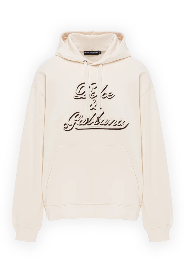 Dolce & Gabbana 3d кестелері бар сүт түсті мақта капюшон 191118 - фото 1