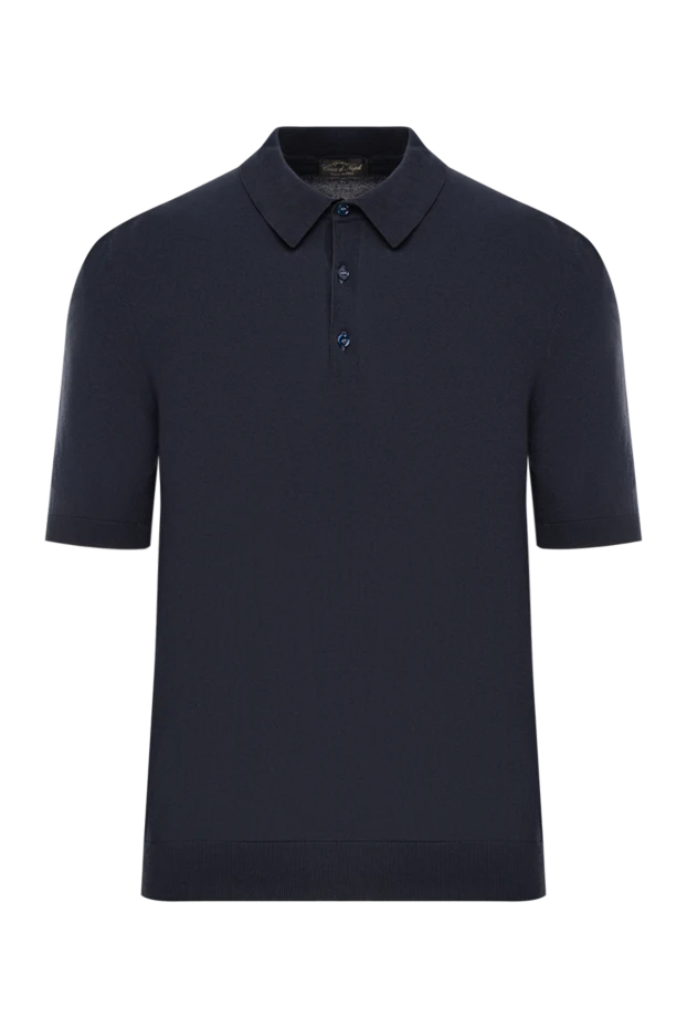 Қою көк мақтадан жасалған жейде поло көйлек
- фото 1