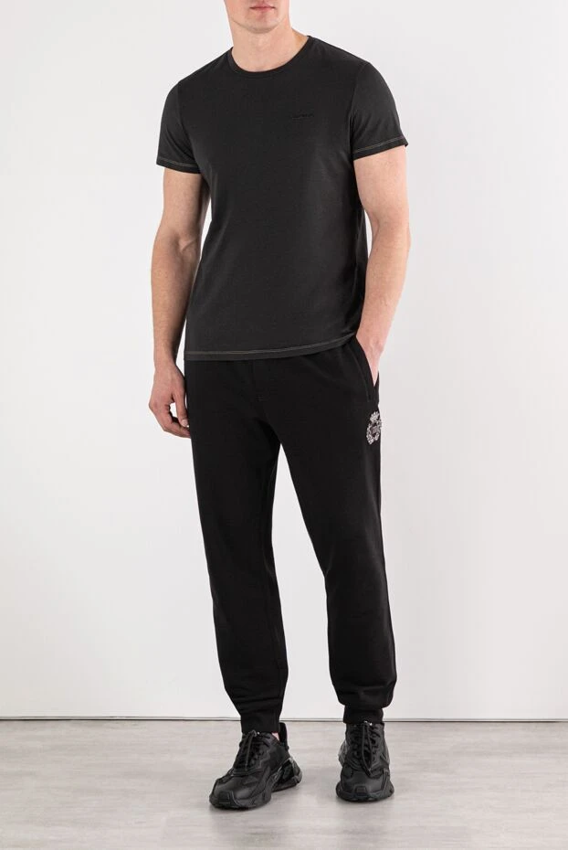 Balmain minimalist black t-shirt made of premium cotton 191128 - photo 2