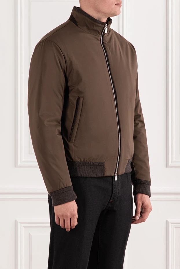 Lenoci insulated chocolate-colored jacket with soft lining 191130 - photo 3