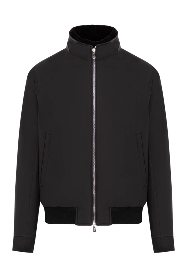 Жұмсақ түкті ерлер қара күртеше - фото 1