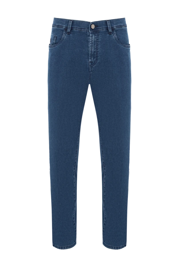 Scissor Scriptor stretch denim jeans with a crocodile patch 191240 - photo 1