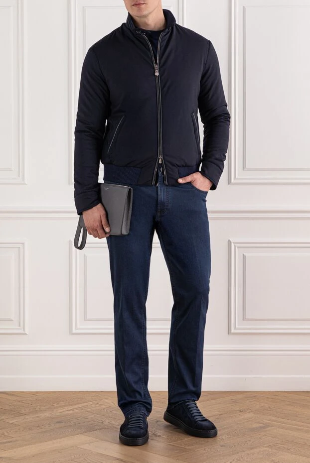 Roger Pinault оқшауланған бомбардир пиджак жоғары жағалы және пластинкадағы қалталы 191253 - фото 2