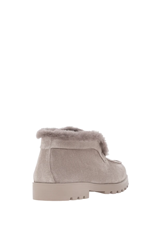 Santoni күдері жүні бар әйелдердің сұр күдері шөлді етіктері
 191263 - фото 3