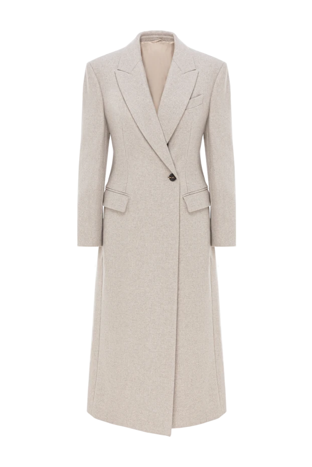 Long wool coat with classic flap pockets
- photo 1