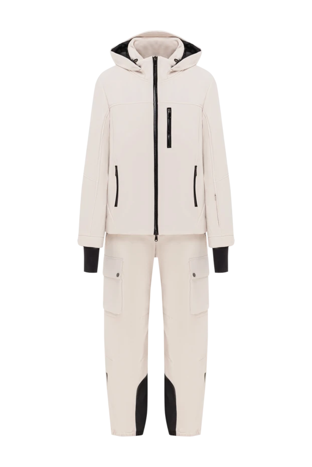 Mountain white walking suit made of membrane fabric with insulation - photo 1