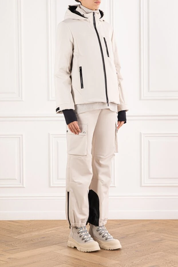 Brunello Cucinelli костюм прогулочный mountain белый из мембранной ткани с утеплителем 191334 - фото 3