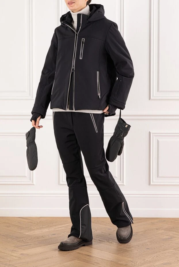 Brunello Cucinelli таулы серуендеу костюмі, қара түсті, оқшаулауы бар мембраналық матадан тігілген 191335 - фото 2