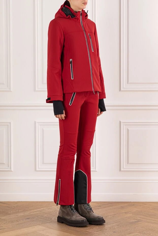 Brunello Cucinelli костюм прогулочный mountain красный из мембранной ткани с утеплителем 191336 - фото 3