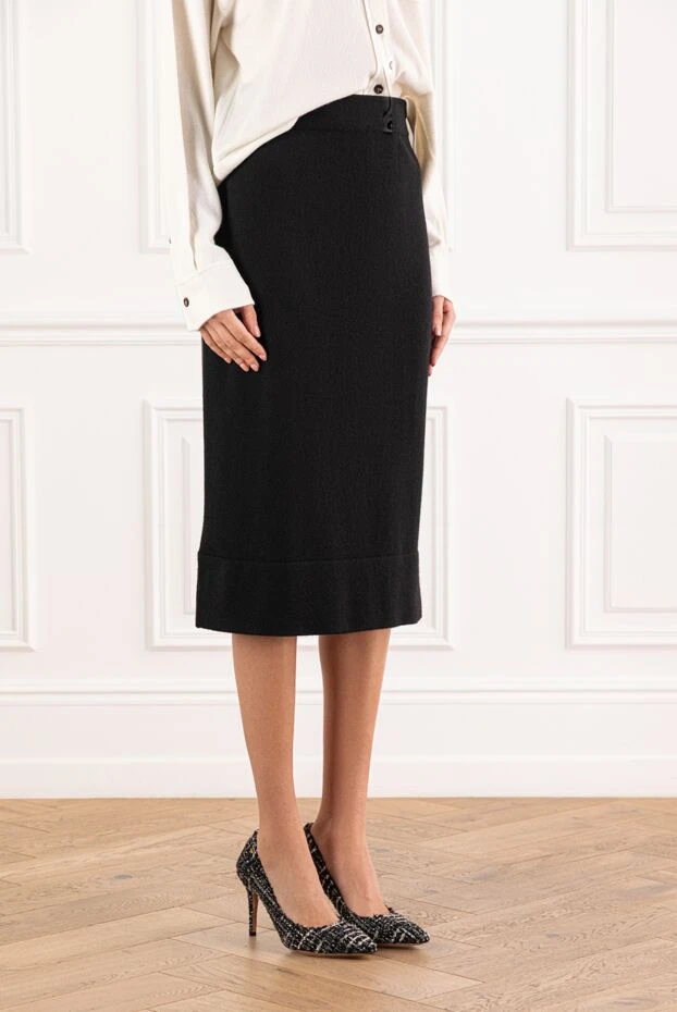 Brunello Cucinelli a cashmere midi skirt in a clean, tailored silhouette 191341 - photo 3