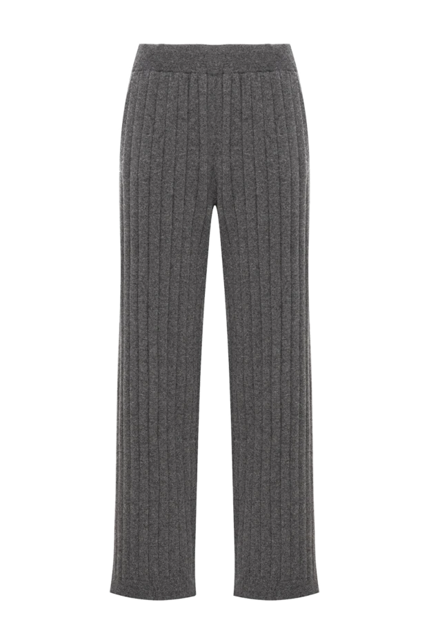 Қабырғалы текстурасы бар, белі жұмсақ сұр түсті кашемир шалбар
- фото 1