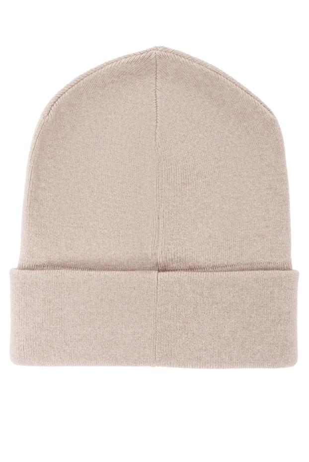 Brunello Cucinelli cashmere beanie hat in a calm pastel color 191352 - photo 3