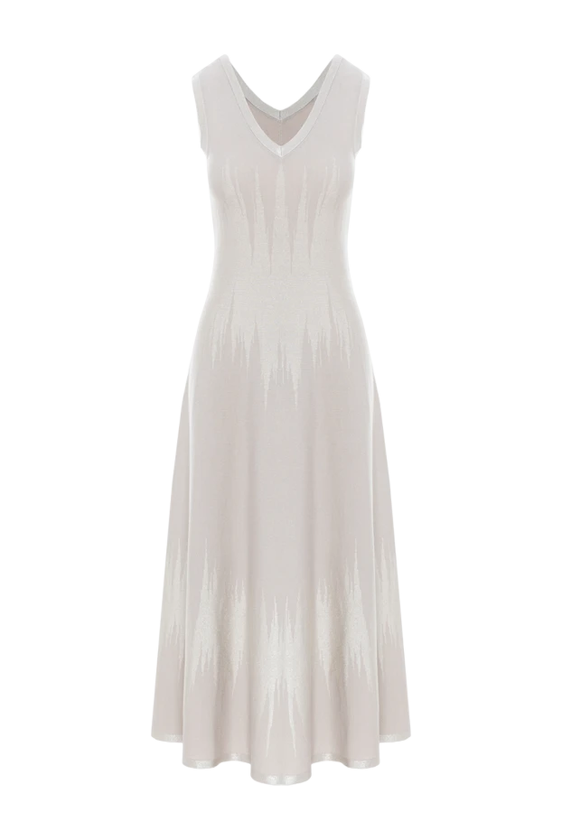 D.Exterior серое платье из тонкого трикотажа с эффектом мерцания 191371 - фото 1