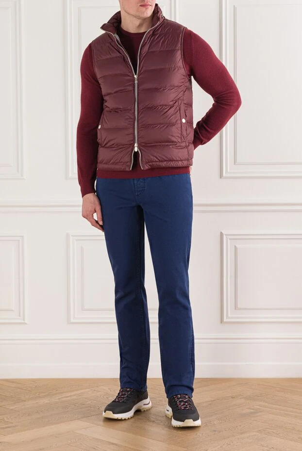 Brunello Cucinelli қанық көк түсті классикалық джинсы 191409 - фото 2