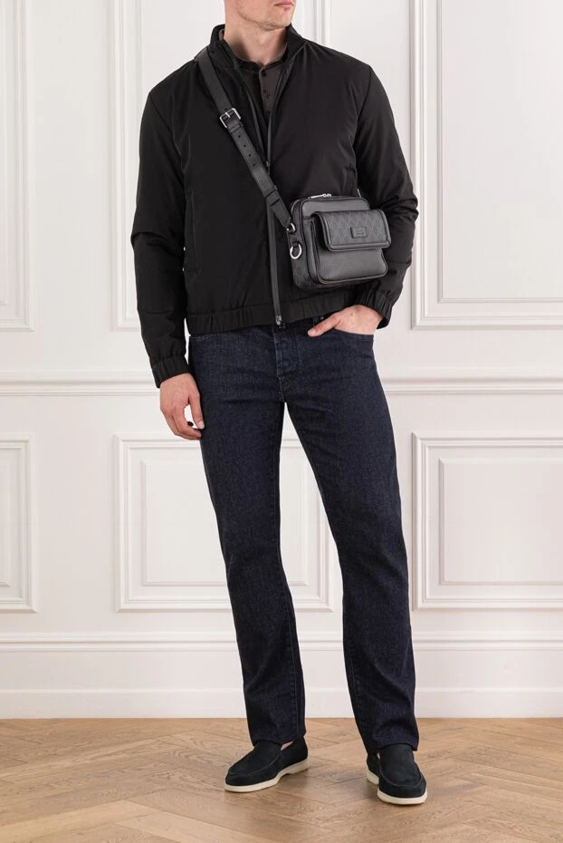 Tombolini куртка черная укороченная с мягкой матовой фактурой 191463 - фото 2