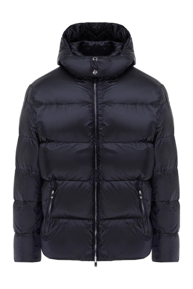 Сорғышы және сыдырмасы бар тегіс нейлон мамық күрте - фото 1