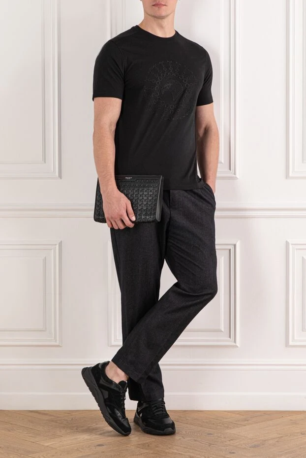 Jacob Cohen брюки темно-серые трикотажные с кулиской
 191501 - фото 2