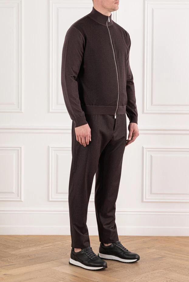 Tombolini бургундия жүнінен жасалған найзағайлы джерси костюмі
 191513 - фото 3