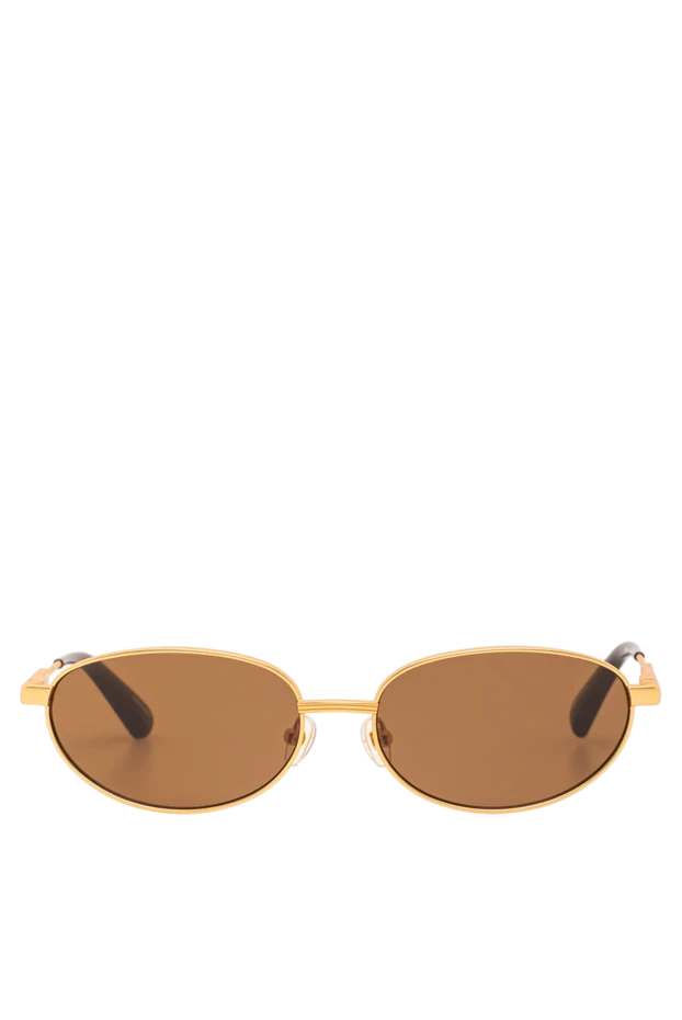 Les Lunettes Alba қара көзілдірігі қоңыр линзалары бар алтын түсті - фото 1