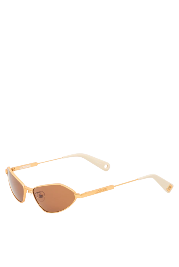 Jacquemus bambino sunglasses in gold with brown lenses 191553 - photo 3