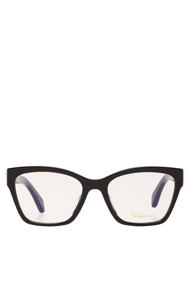 Оправа для очков черная в форме бабочки - фото 1