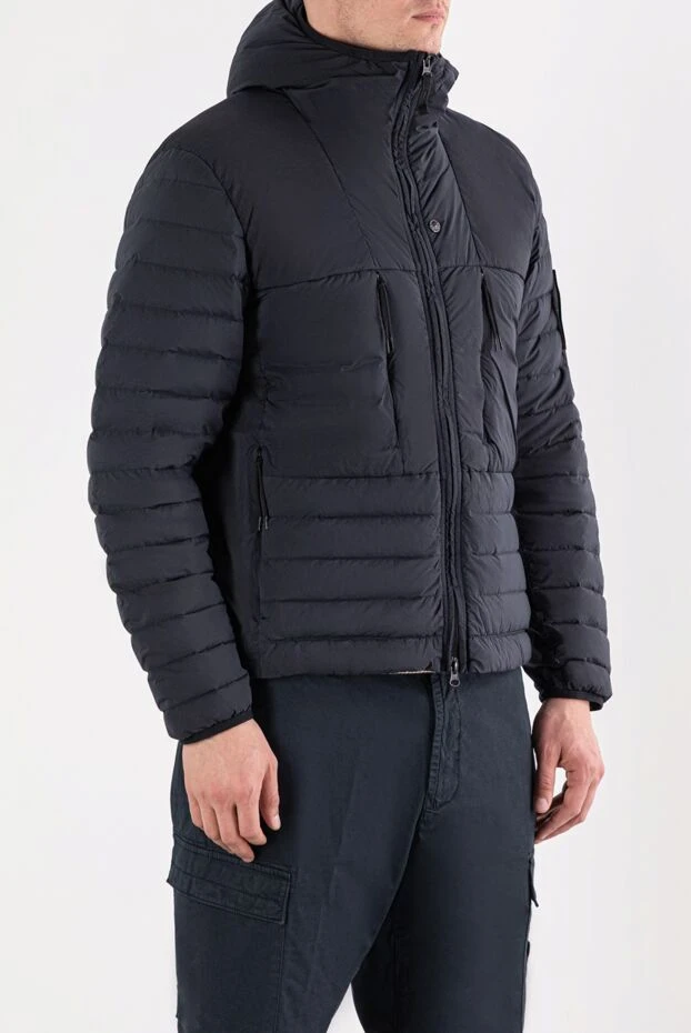 Stone Island көлденең тігісі бар қою көк түсті күрте 191571 - фото 3