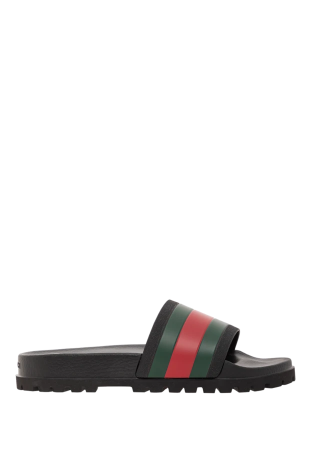 Men's Black Webbing Flip Flops - photo 1