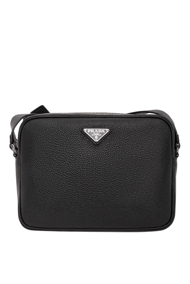 Ерлердің қара былғары иық сөмкесі
- фото 1