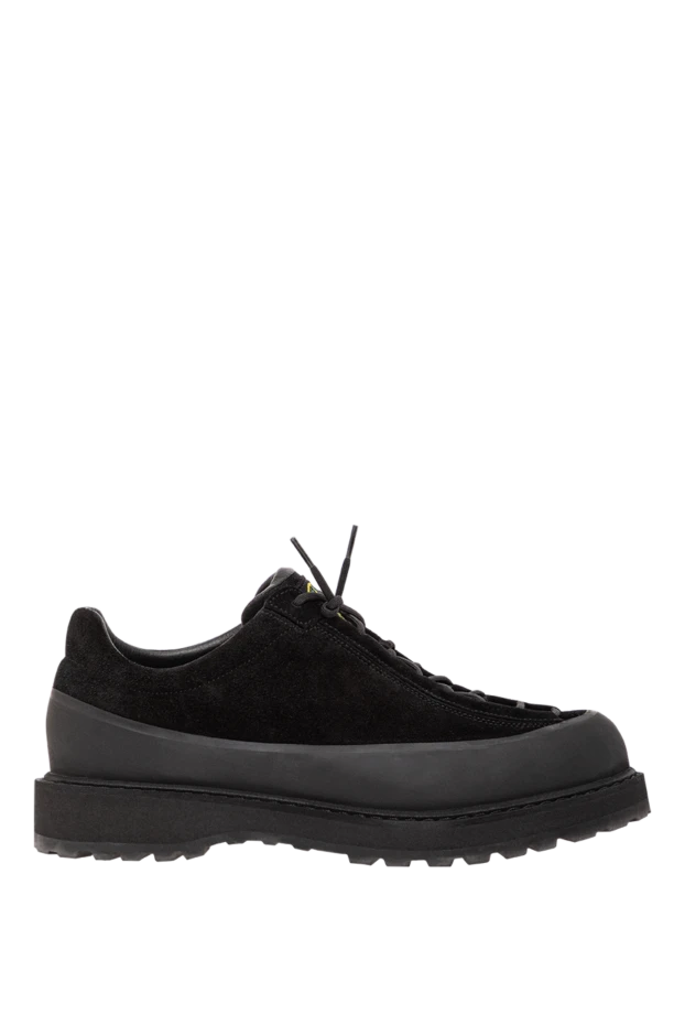 Кроссовки на шнуровке с резиновым рантом и рифленой подошвой
черные
- фото 1