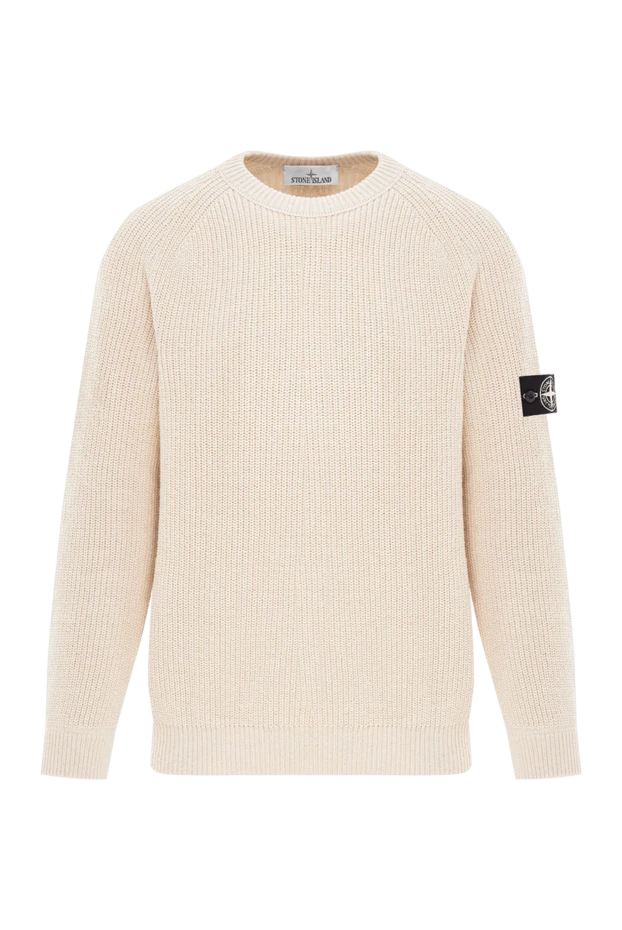 Men's textured knit cotton jumper
- photo 1
